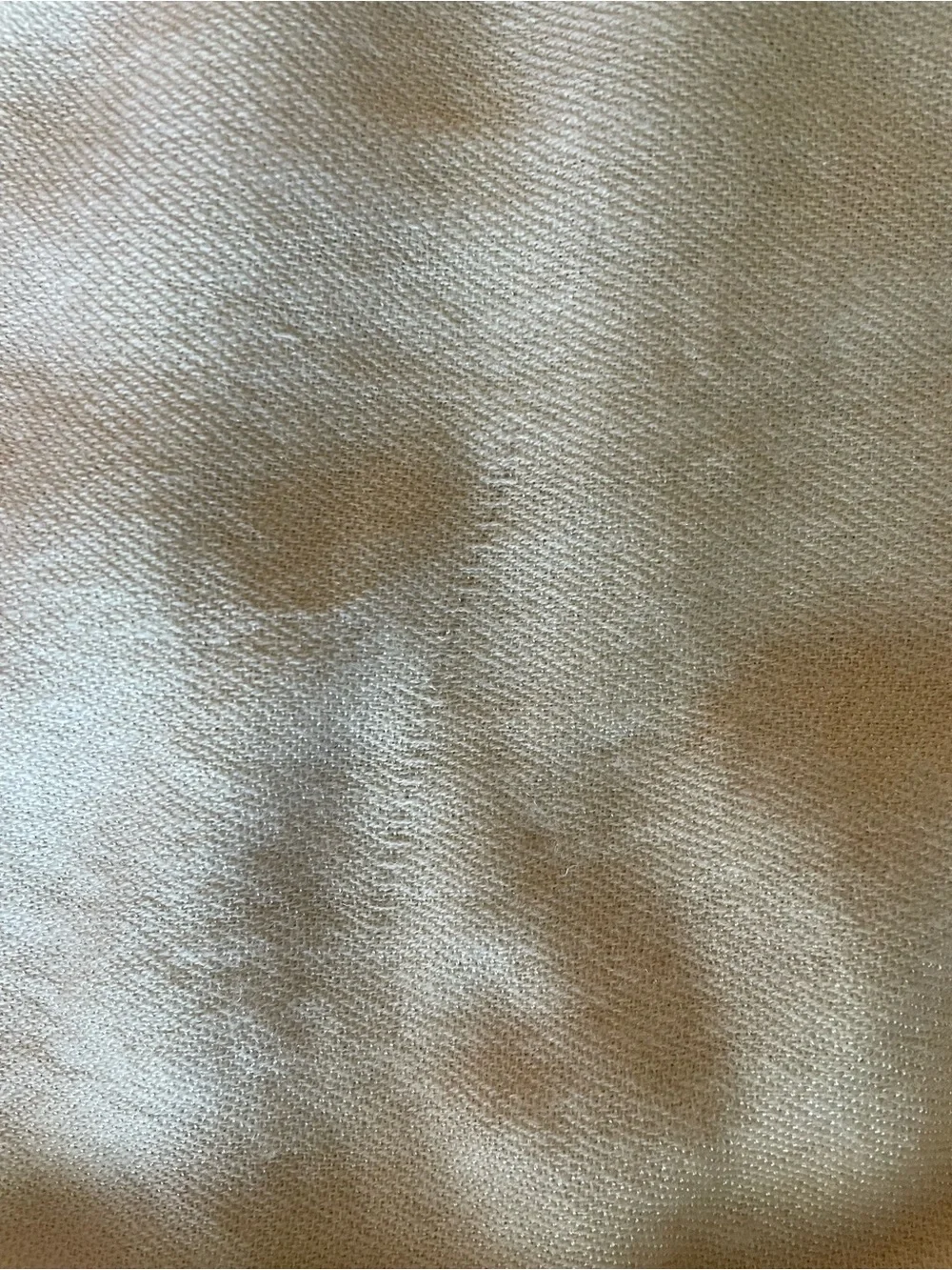 Patrick Francis Silk and Wool Luxurious Cream Celtic Knot Fringe Shawl 70”x25”